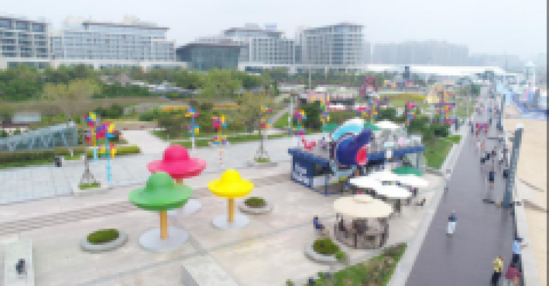 世界風情 海岸展演區呈現世界和諧之美